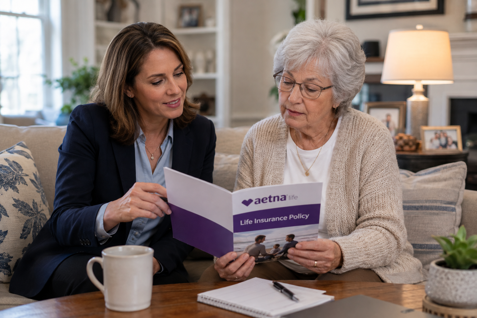 MAK Life Group agents helping a family review coverage options